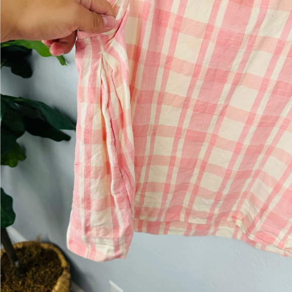 Madewell Crop Swing Tank Top in Petal Plaid size XS - Picture 4 of 9